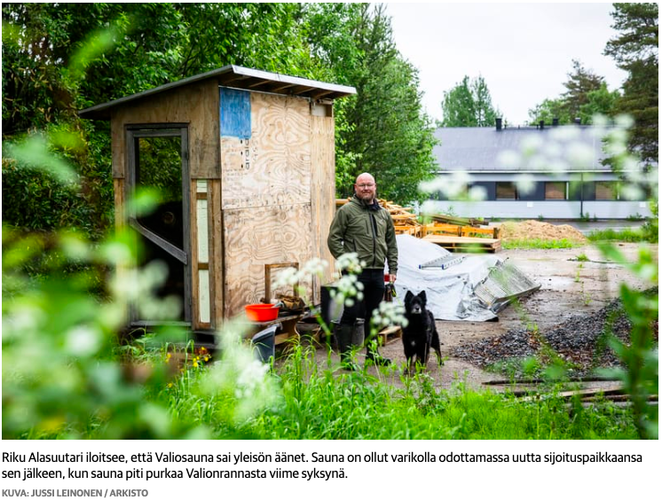 Rovaniemen vuoden keskustateko on Valiosauna